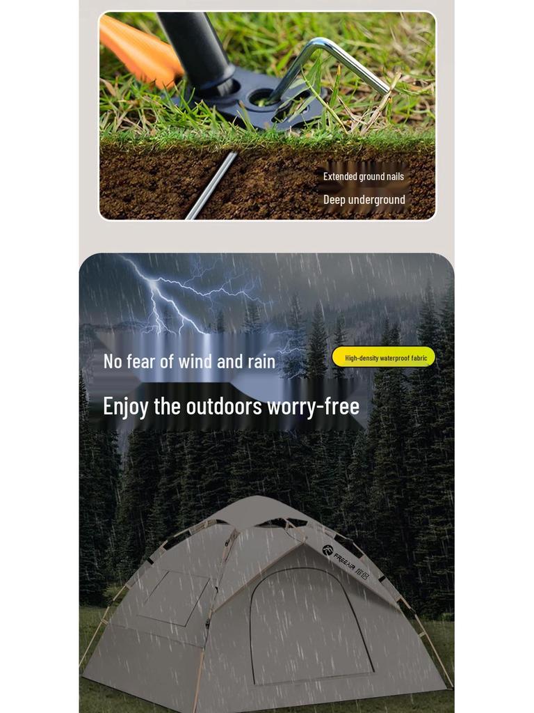 Automatisches Outdoor-Campingzelt: Insektensicher und Sonnenschutz