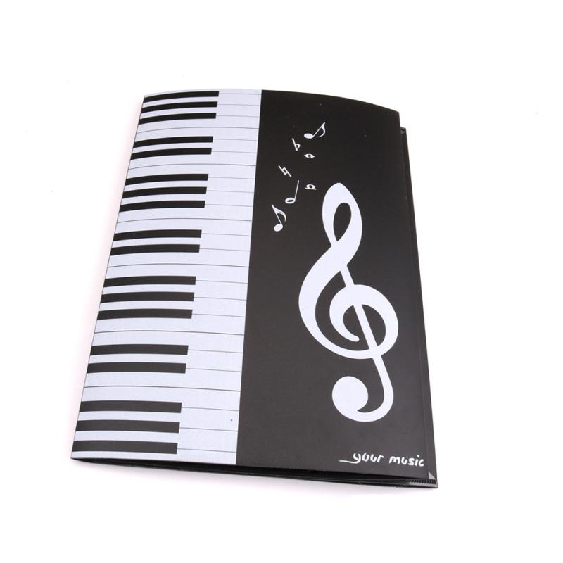 musiciens /étudiants A4 taille 40 pages dossier de musique de feuille dossier de musique de partition de Piano pour les joueurs