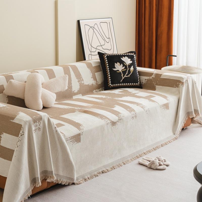 

Чехол для дивана из шенилла, полный чехол, легкий, роскошный, высокого класса, всесезонный, устойчивый к царапинам от кошек, чехол для дивана, полный чехол 180*130cm