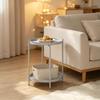 Storage Side Table, Stylish Sofa Table, Round Coffee Table, Nightstand, Plant Stand (only with sofa table)
