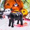 Halloween Elephant Cow Figurine Hand-painted Animal Resin Statue Sculpture Home Office Desktop Bookshelf Decoration Holiday Party Ornament