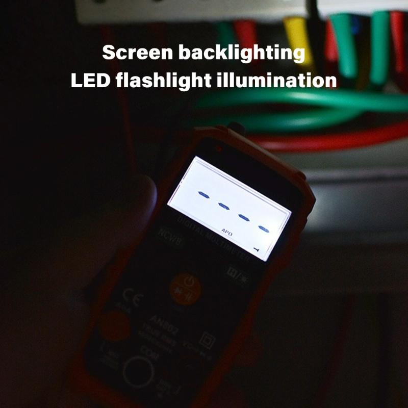 Multifunction Digital Multimete True RMS Handheld High Precisions Tester NCV Votage Current Resistance