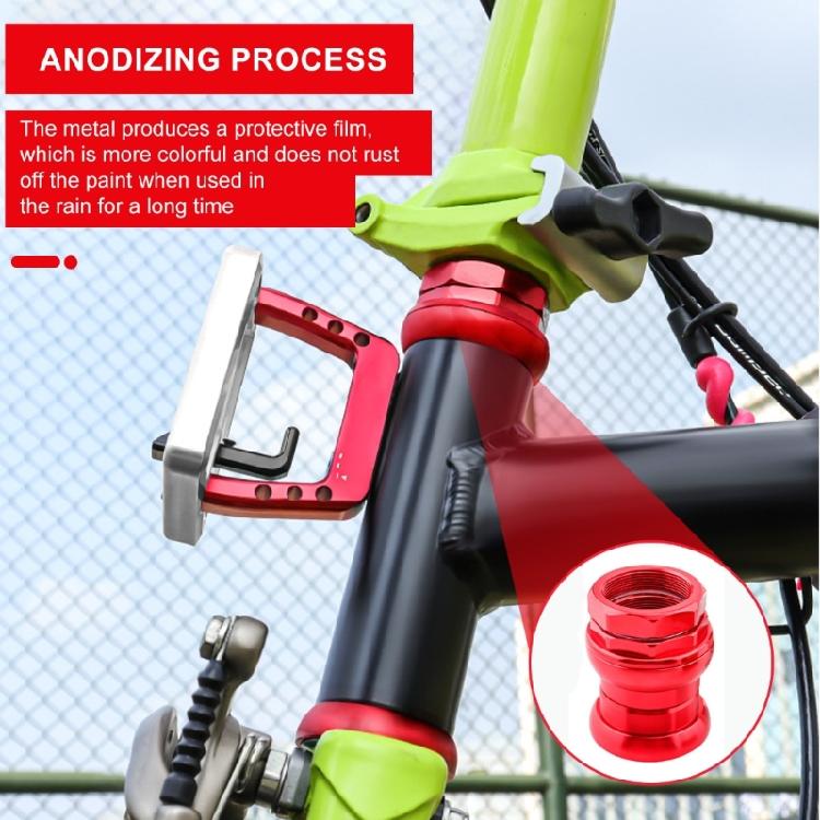 Aluminum Alloys Bearing Headsets Bearing Light Weight Headsets Bike Headsets Smooth Cycling Experiences