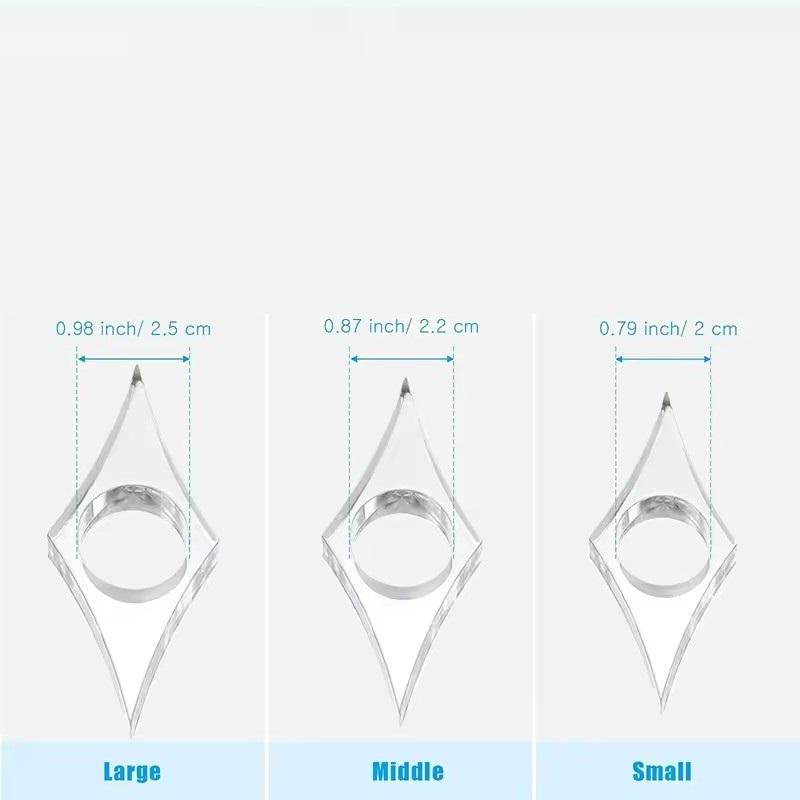 1 Stück Multifunktionale Acryl Daumen Buchstütze Buchseitenhalter Bequemes Lesezeichen Schulbürobedarf Buch Daumenhalter