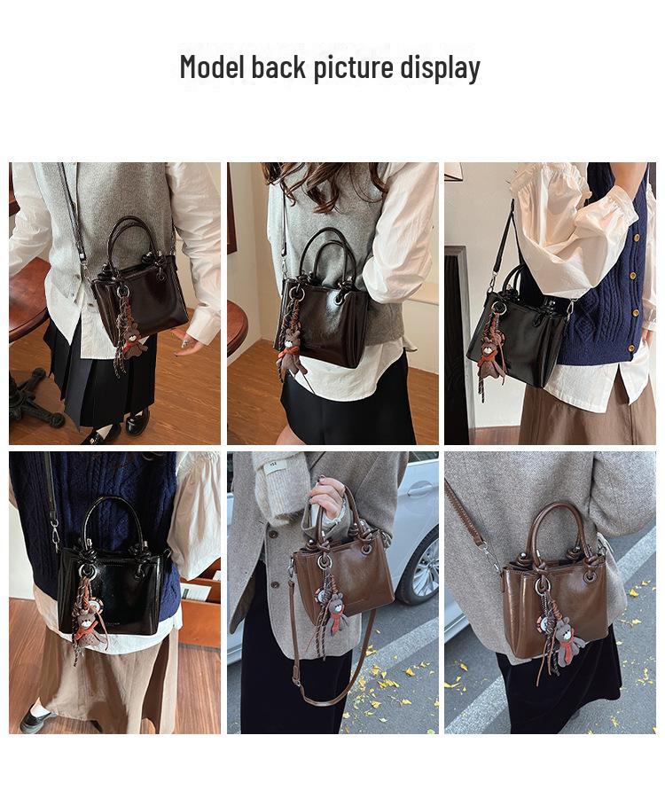 Retro Handheld Vegetable Basket Bag for Women - Trendy 2024 Korean Style Versatile Tote and Messenger Bag