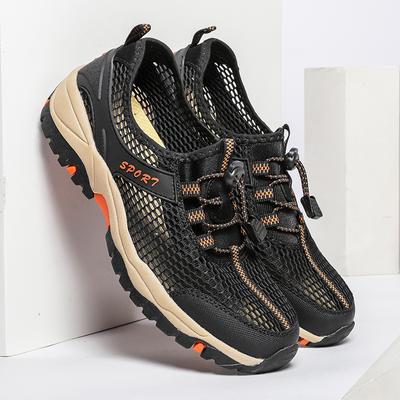 Hollow Sandals Men  New Summer Outdoor Leisure Shoes Men Comfortable Footwear Fashion Platform Sandals Breathable Sneakers