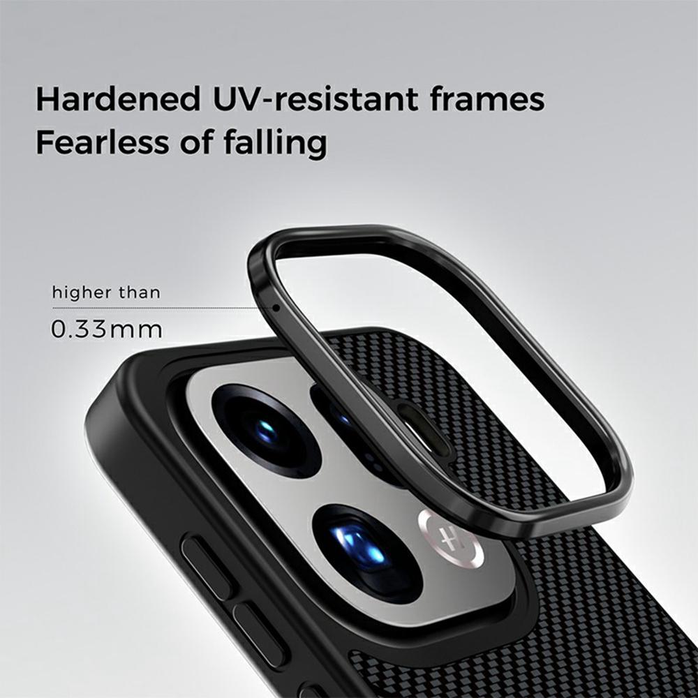 ABEEL CF-Lyocell Series For Oppo Find X9 Pro 5G Magnetic Case Microfiber + PC + E-TPU Phone Cover