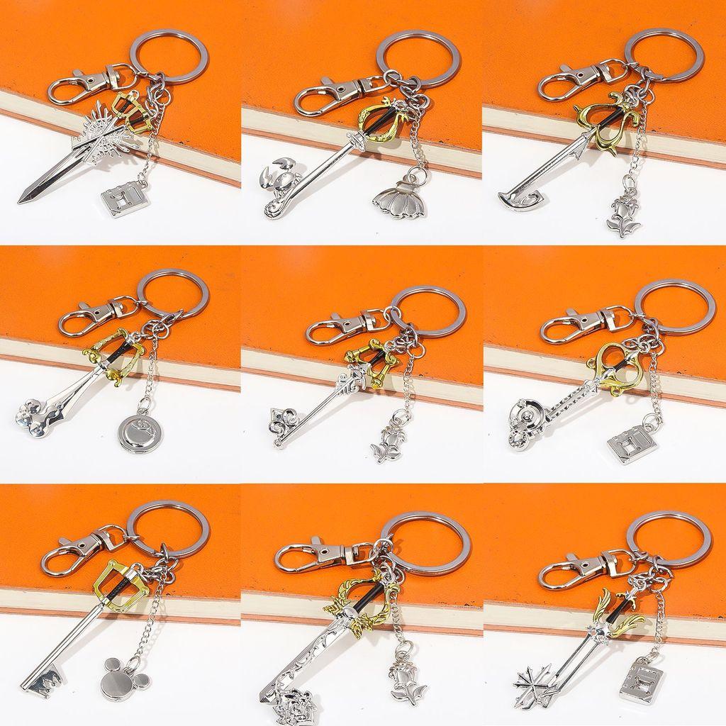 Kingdom Hearts Mickey Schlüsselanhänger Mit Zinklegierung Anhänger Für Geschenk Und Party Dekoration