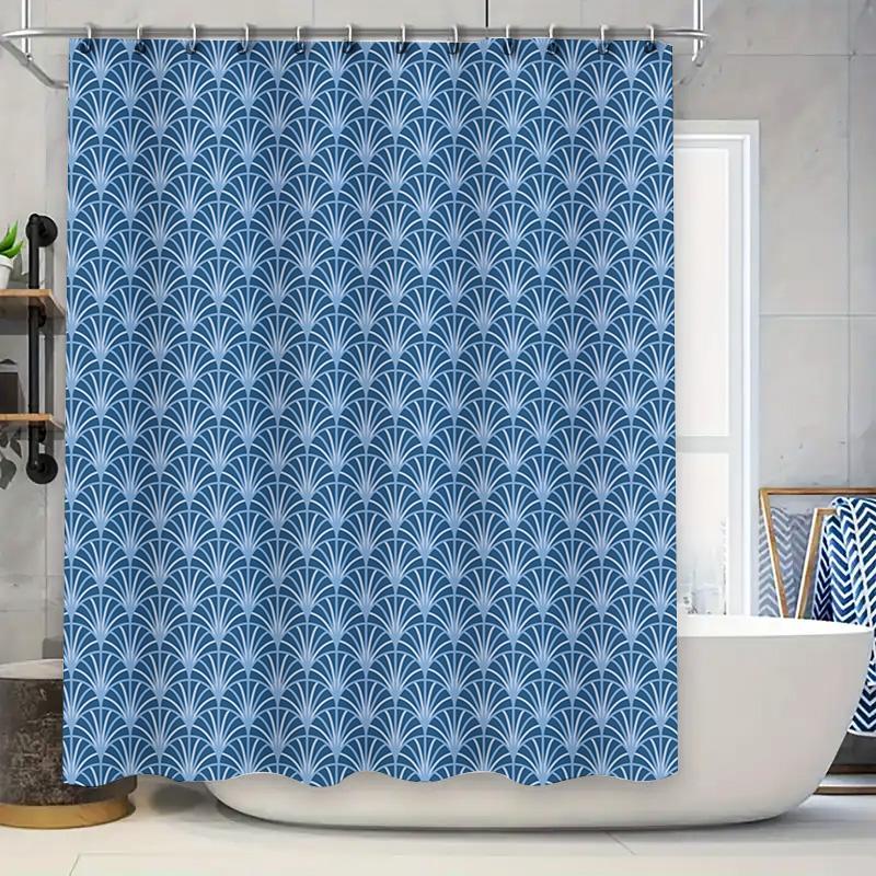 

Pink White Camouflage Shower Curtain: Modern Bathtub Decor For Bathroom Remodeling Long Water Repellent Fabric With Metal Hook R W60H190(CM)-1 Pcs