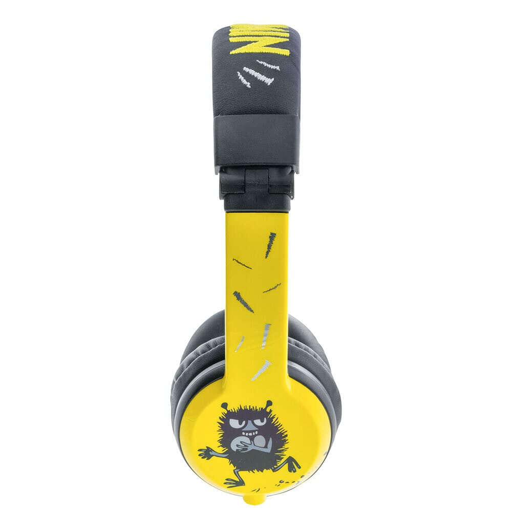 Onanoff BuddyPhones Headphones with Volume Limiting Structure that is Gentle on Ears 976236 Children's Children's (Stinky, Yellow)