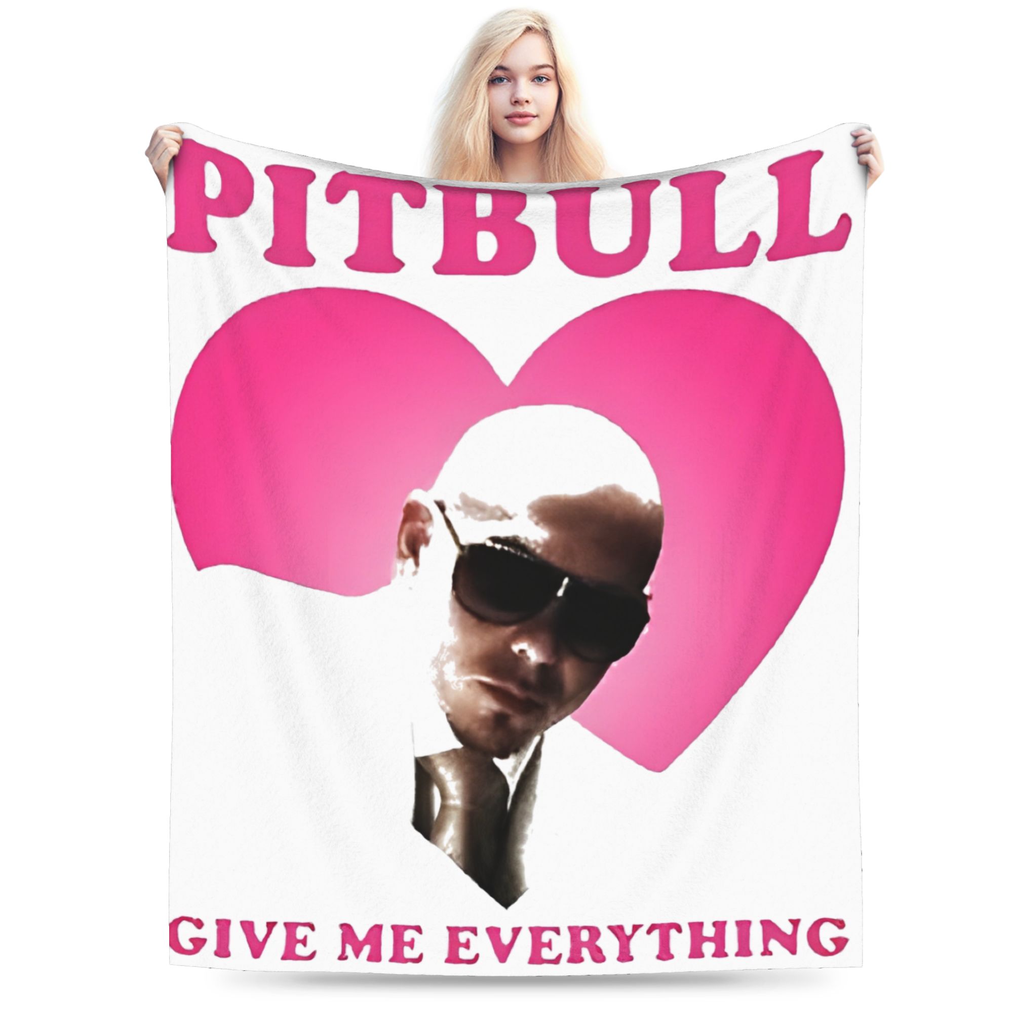 Pitbull concert 90s Mr. Worldwide Pitbull Music Blanket  Warm Soft Plush Throw Blanket For Bedroom Flannel Bedspread Bed Cover 75x90cm