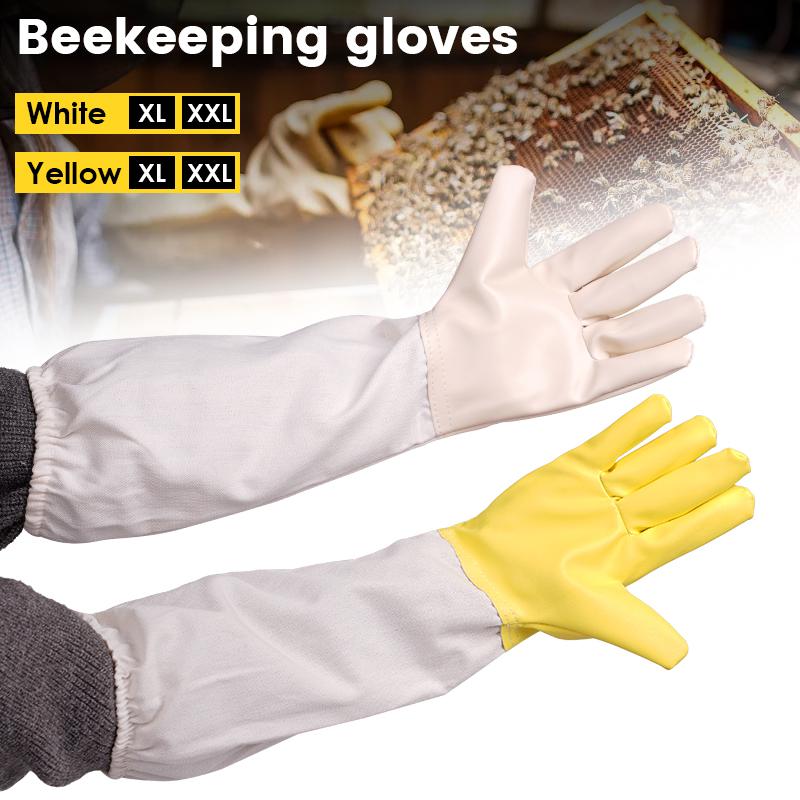 Beekeeping Suit Jacket Veil Set / Gloves Foldable Double-layer Beekeeping Protective Suit anti-bee Beekeeper Clothing with Hat