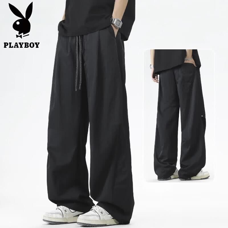 PLAYBOY Men s Ice Silk Quick-Dry Casual Pants 4XL