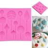 Cake Craft Accessories Christmas Ball Shape Handmade Creative Silicone Mould Christmas Ornament Fondant Cake Mold Emboss Cutter