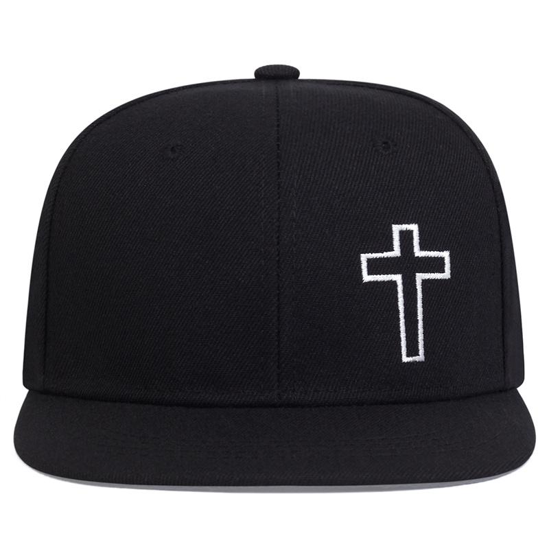 Women Fashion Embroidery Cross Baseball Cap Men Snapback Hat  Casquette Summer Couple Hip Hop Hats