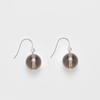 MERCURY Black Ball Drop Earring