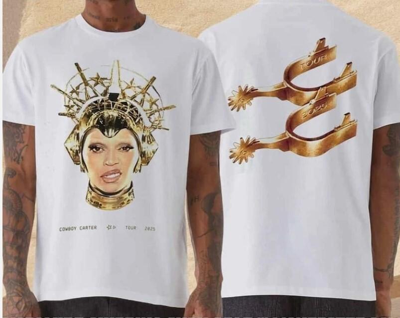 Beyonce Cowboy Carter Tour 2025 Spur Merchandise T-Shirt Unisex T-Shirt S