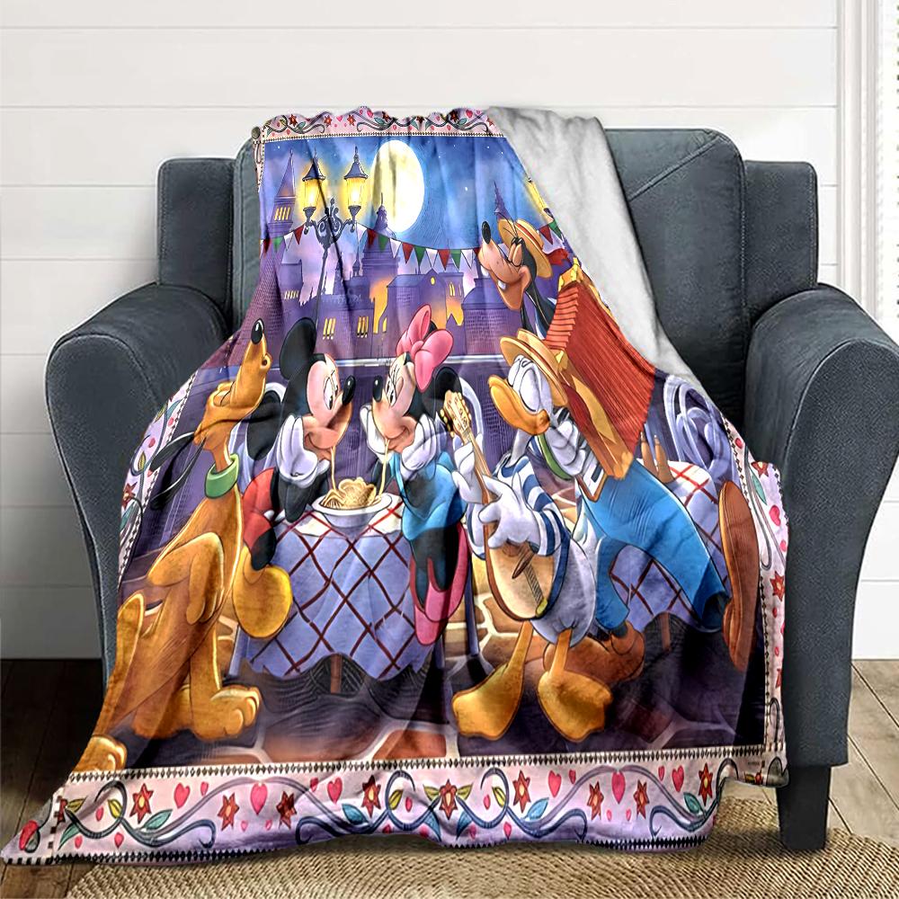 Nighttime Disney Fun Blanket Soft Throw Blanket For Home Bedroom Bed Sofa Travel Office Solid Christmas Blanket