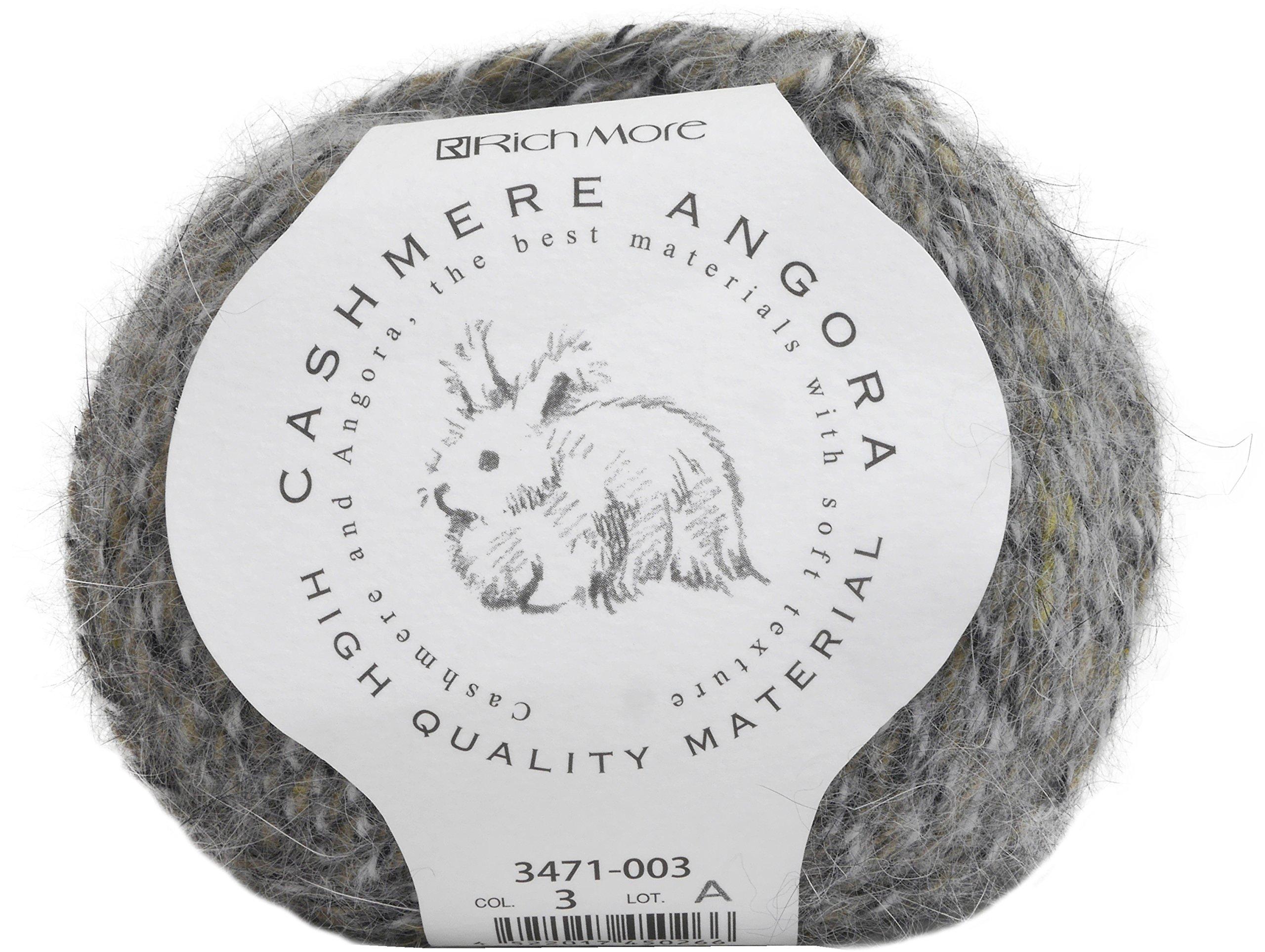 

Hamanaka Richmore Cashmere Angora Wool Thick Brown 40g 110m 3471 col.3 Approx.