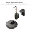 Mechanical Floor Door Stopper No Drilling Door Stopper Holder Height-Adjustable Door Stopper with Screws & Adhesive Pad for Home