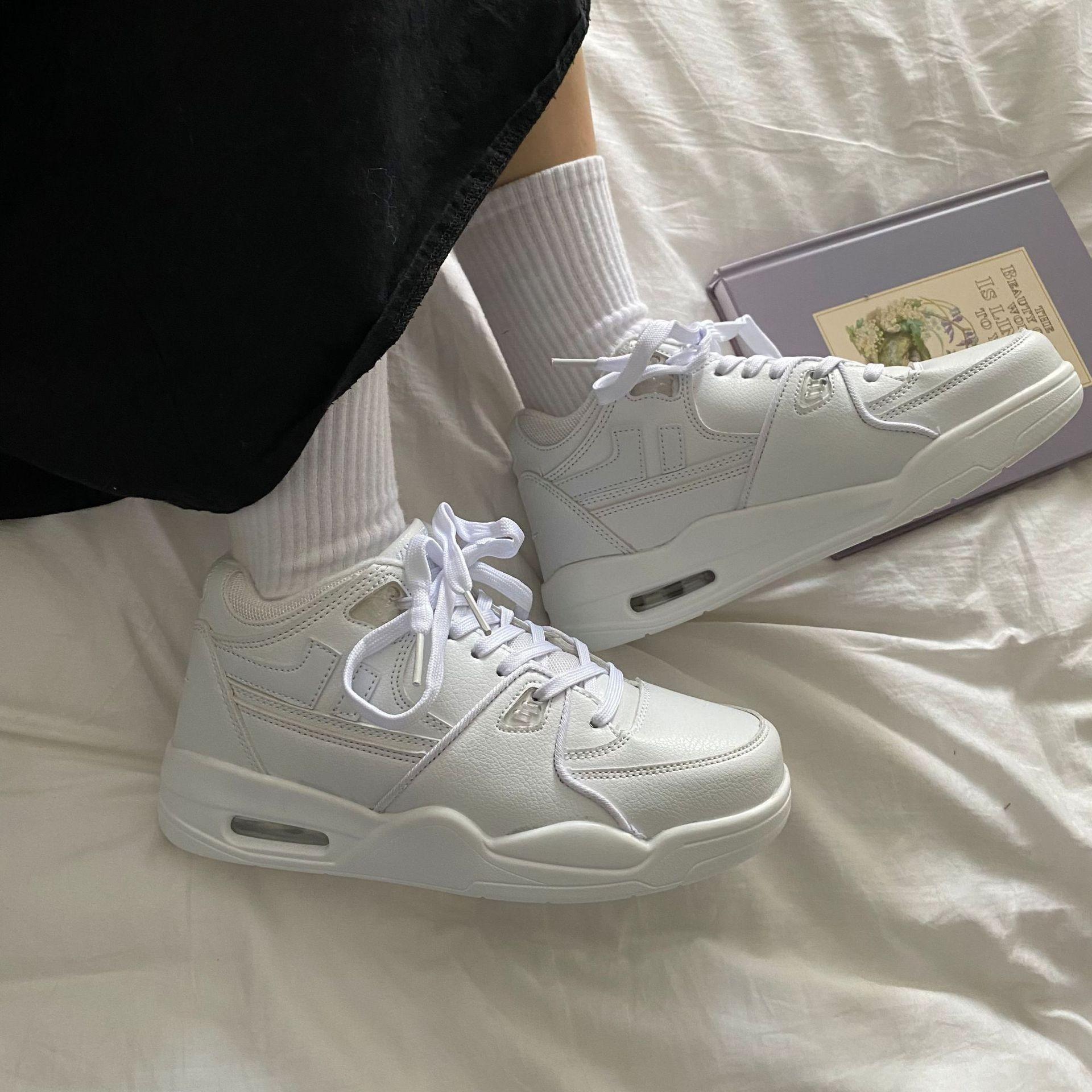 

Весенние новые спортивные кроссовки в стиле Ins для студентов, повседневная обувь 44 белый