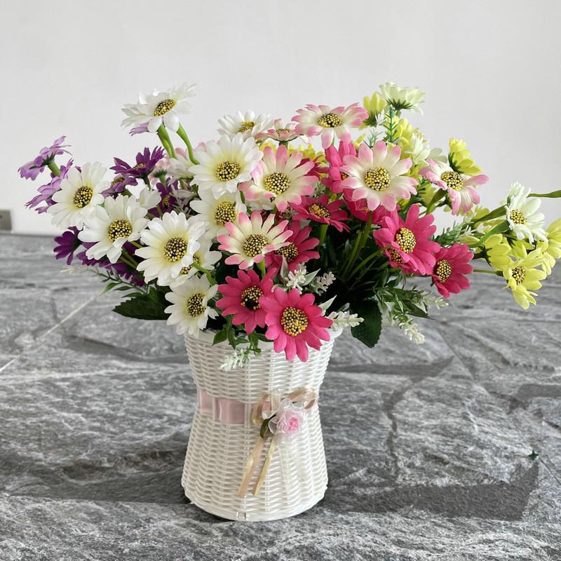 Flowers Silk Chrysanthemum For Wedding Centerpiece Home Gift Decoration