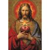 Sacro Cuore di Gesù Cristiana Arte Poster Stampe Cattolica Vergine Maria Pura Pittura su Tela Credenti Religiosi Camera da Letto Arredamento Casa