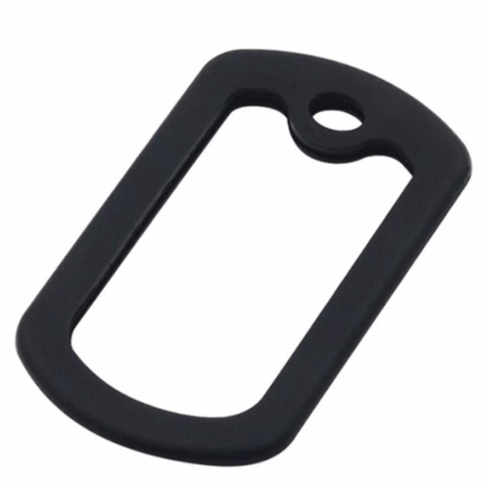 Silicone Material Dog Tag Protector 1.97*1.18 Inches Noiseless Dog Tag Rubbers Dog Tag  Outdoor