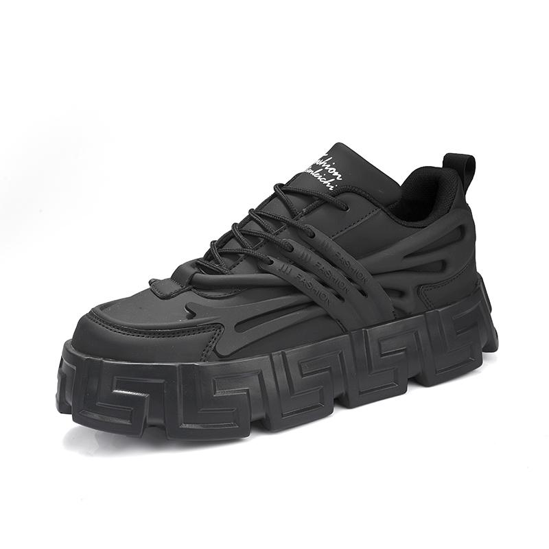 Plus Size Brand Men's Fashion Sneakers Thick Platform Lightweight Breathable Men Shoes Casual Chunky Trainers Male Footwear