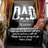 Dad Hero Blanket Personalized Name Soft Comfortable Stylish Blanket Car Blanket Perfect For Travel Camping Outdoor Home Suitable For All Seasons