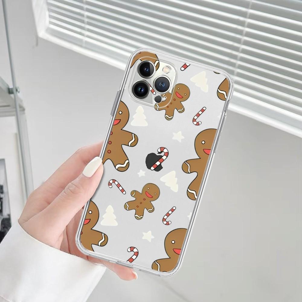 Christmas Mousepad For iPhone 16 15 14 13 12 Mini 11 Pro XS Max X XR SE 6 7 8 Plus Soft Silicone Cover