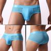 1Pc Skin Friendly Sexy Underwear Comfortable High Elasticity Breathable Panties Briefs Nylon Sex Appeal U-shaped Naked Feeling