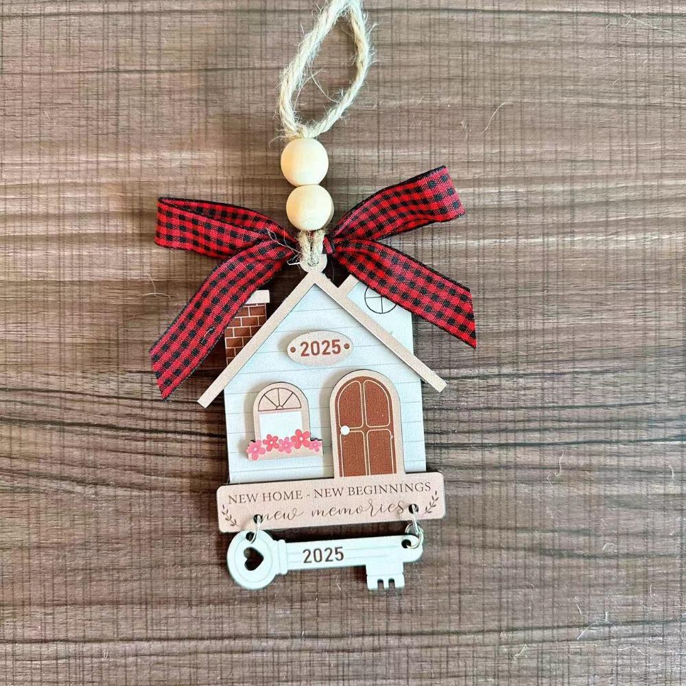 Wooden Home Decoration 2025 New Home Gifts New Christmas Tree Ornament
