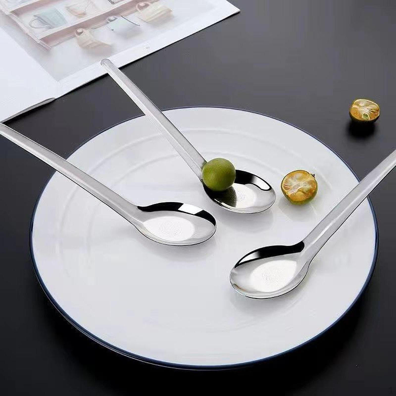 

24 шт. столовых ложек для супа из нержавеющей стали для соусов и супов S