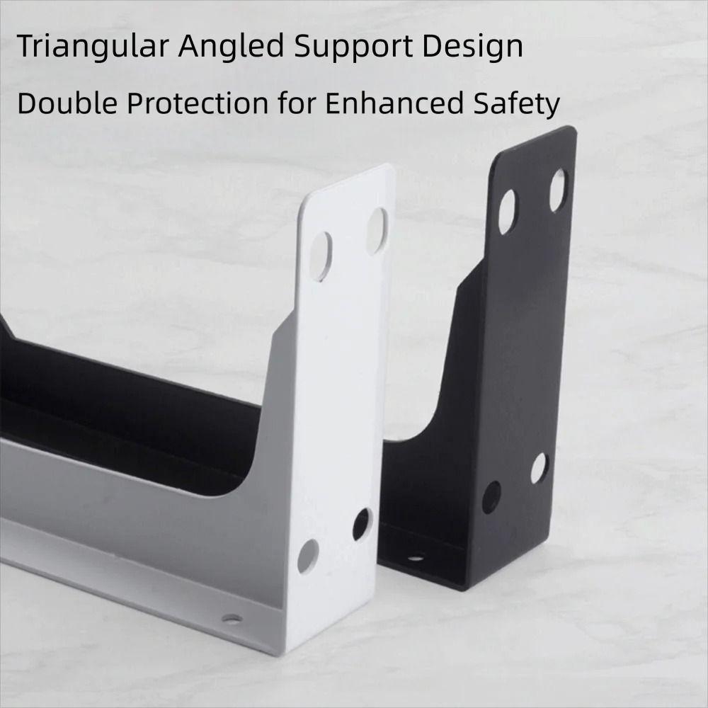 2 Piece Set Durable Metal Metal Brackets Rust-proof Heavy Duty Load-Bearing Supports Thickened Sturdy Triangular Bracket Outdoor