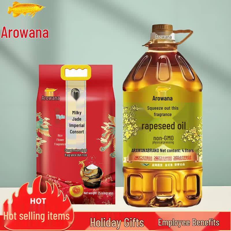 Arowana Premium Rice & Rapeseed Oil Bundle