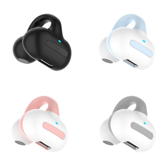 M-S8 Écouteurs de sport Conduction osseuse Clip d'oreille Étanche à la vie Compatible Bluetooth 5.3 Son HiFi Écouteurs sans fil Fourniture pour la maison