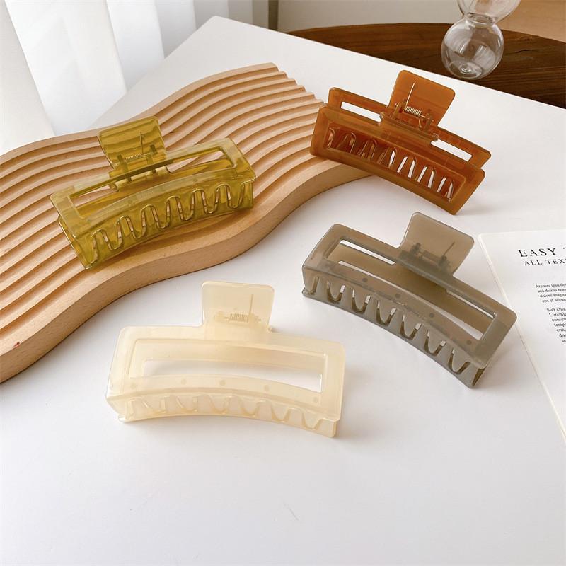 Elegant Vintage 13cm Hair Claw Clip For Women Retro Aesthetic Accessory In Colors Multiple