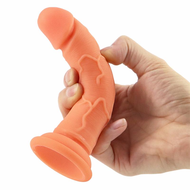 Dildo Female Eggless Masturbation Device Simulation Dildo Soft Silicone Small Penis Adult Female Products