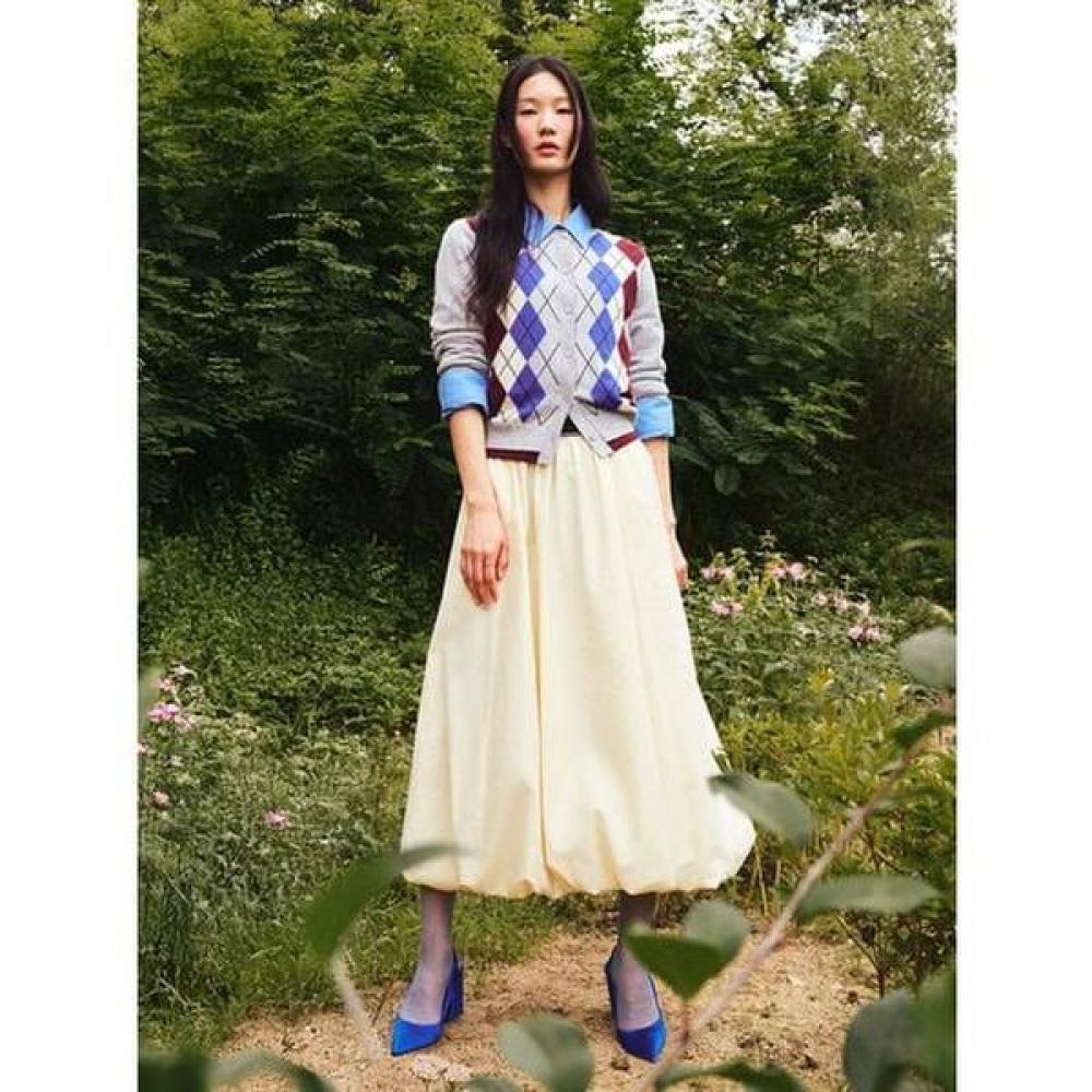 Cc Collect Bending Long Balloon Skirt  C253msd006 