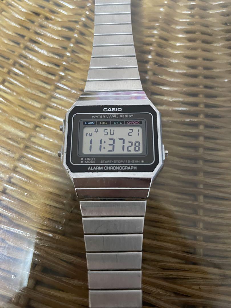 

[Б/У] ЦИФРОВЫЕ ЧАСЫ CASIO A700W-1A Модель реимпорта