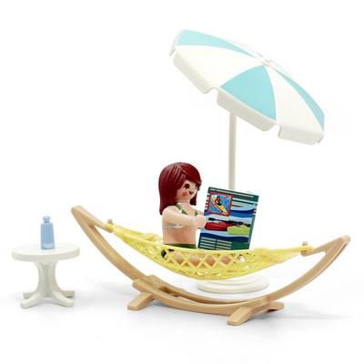 Playmobil Hammock and Vacationer 71428, 1 Piece, Popular Toys In Korea