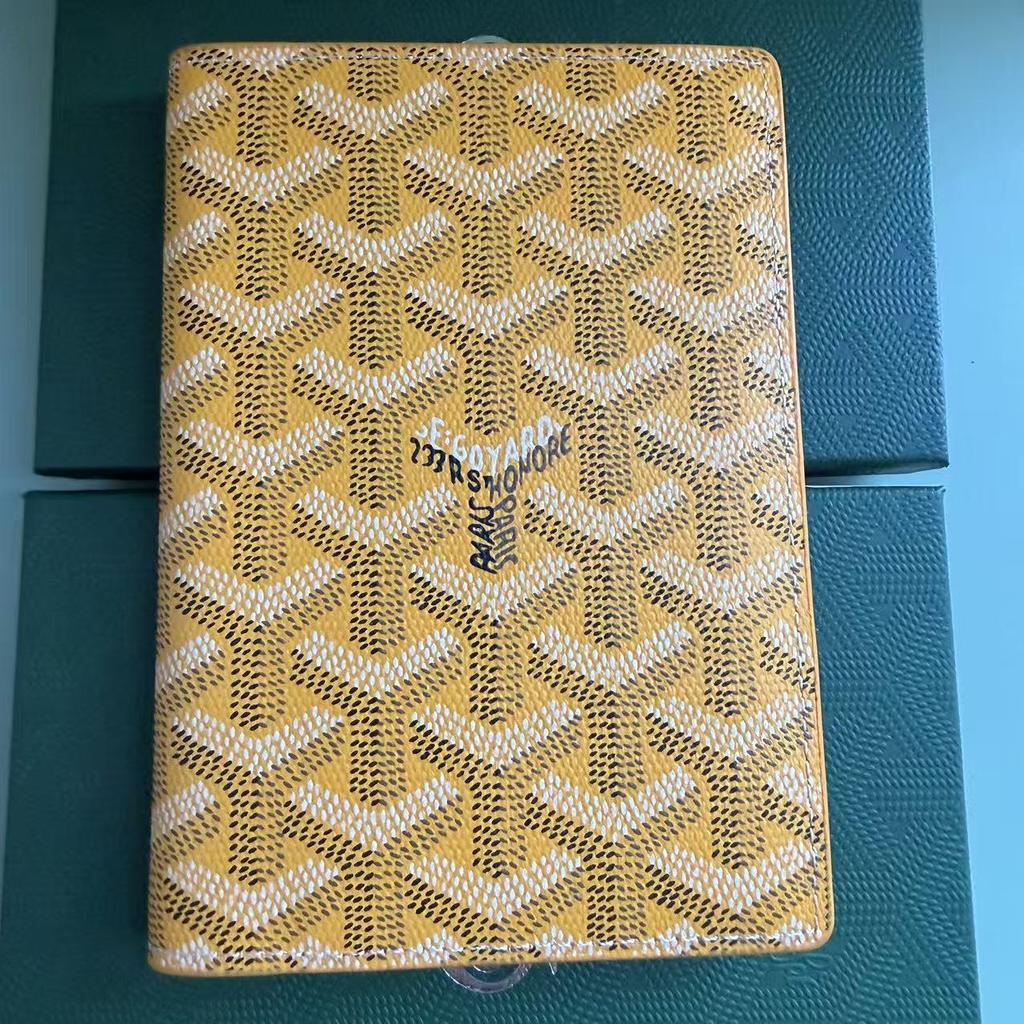 2024 Goya Ultradünner Hahnentritt Reisepass- und Ausweishalter - Koreanischer Modestil