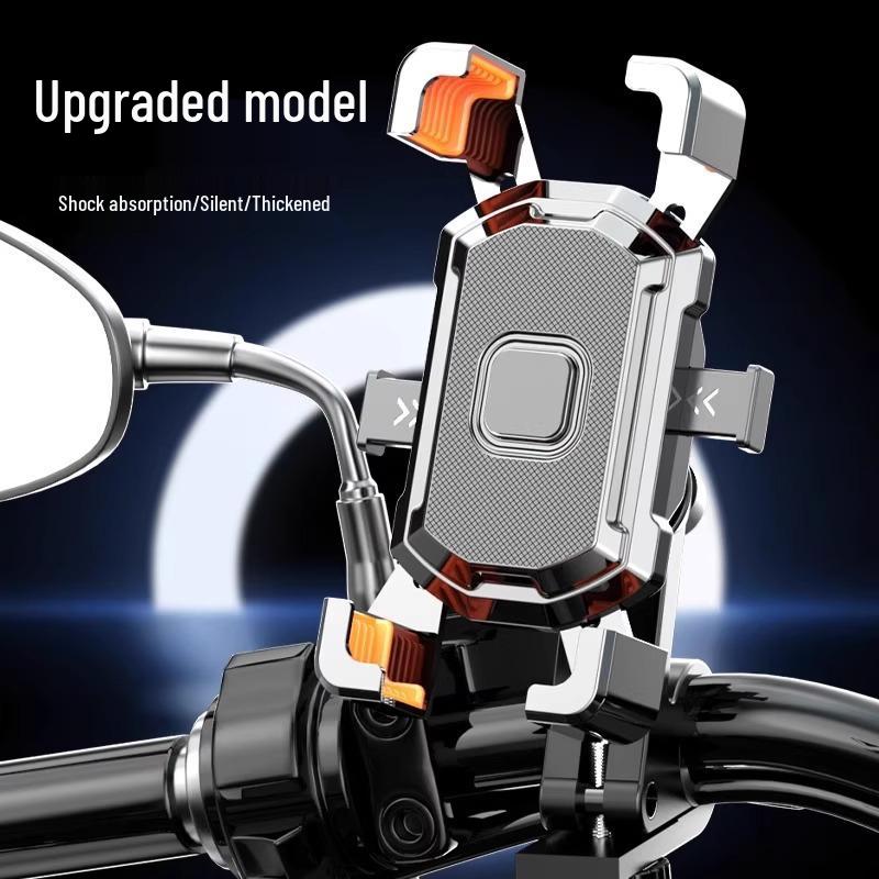 Upgraded Waterproof Anti-Shake Mobile Phone Holder for Electric Vehicles & Bicycles - Ideal for Navigation & Delivery