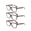 TUREZING Reading Glasses For Women Men HD Lenses Rectangular Metal Hinge Prescription Eyewear High Quality
