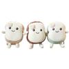 11cm Brot Plüschpuppe Süße Mini-Puppe Plüschtier Tasche Ornament Gefüllte Puppe Plüsch Anhänger Schlüsselanhänger Weihnachten Geburtstagsgeschenk