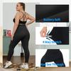 Leggings Übergröße Yogahose Fitnessfreundlich Hochtailliert Nacktgefühl Po-Hebend Laufen Sportleggings