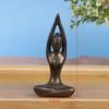 1pc Creative Meditation Yoga Pose Statue Figurine Ornaments Yoga Figure Decor Ornament Home Studio Decor