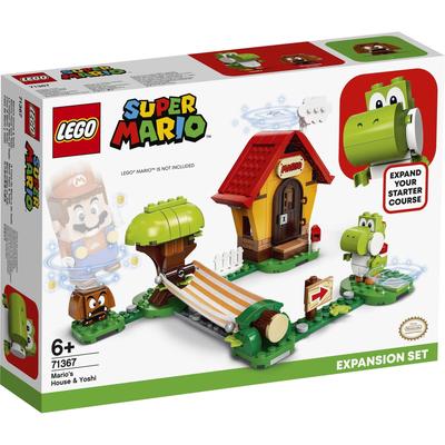 LEGO Super Mario Yoshi and Mario House 71367 - Toy, Video Game, House, Boys, Girls, Ages 6+