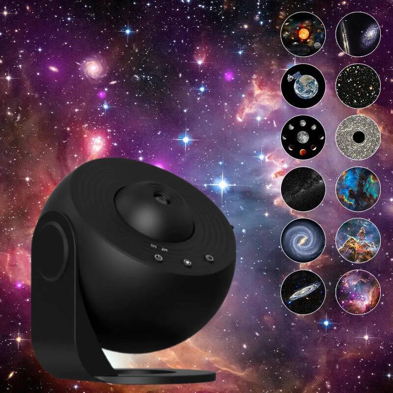 Galaxy Projector Astronaut Starry Sky Night Lights Ocean Star 3d Lamp Xmas Light